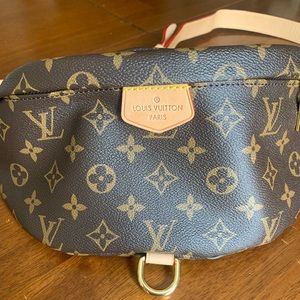 Bum bag Brown monogram LV style